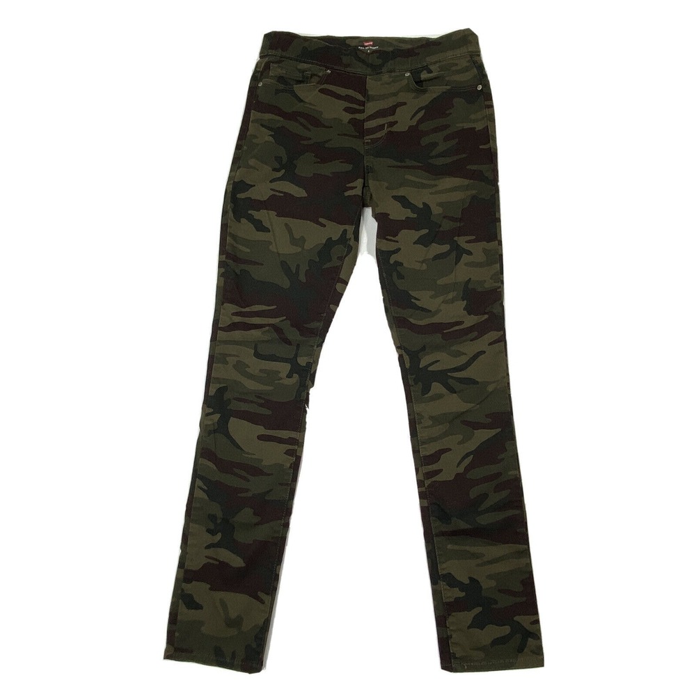 Levis Skinny Jeans Girls Size 4‎ Camo Pull On Mid Rise Stretch